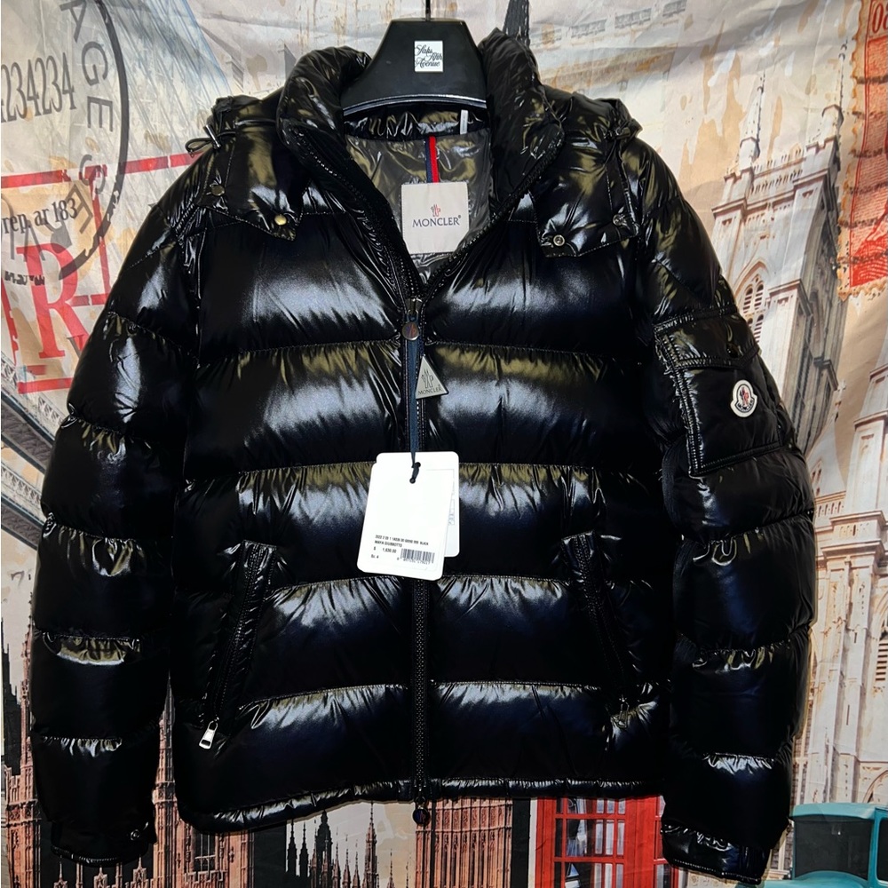 Moncler Maya Down Jacket Black